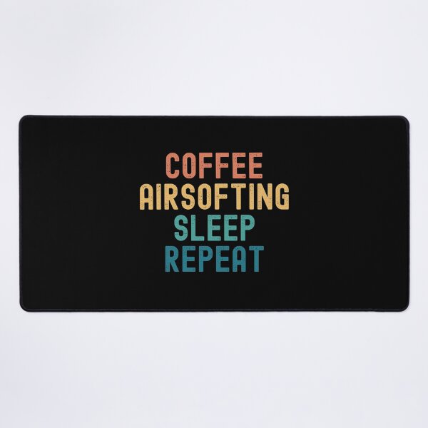 Item preview, Coffee Airsofting Sleep Repeat - Funny Airsofting & Coffee Gift designed and sold by kindxinn.