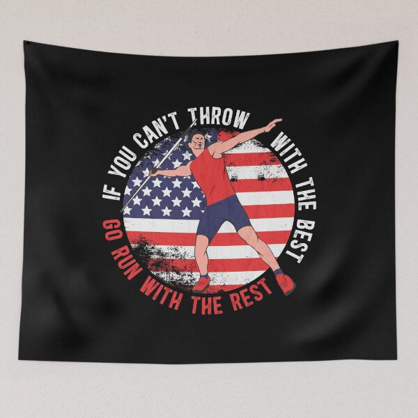 Item preview, Javelin Throw USA American Flag Javelin Throwing designed and sold by grinta2021.