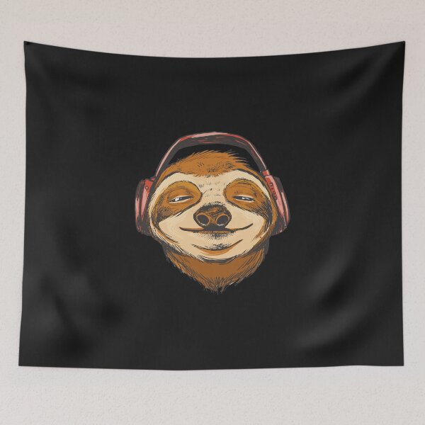 Item preview, Sloth With Headphones  designed and sold by lach3.