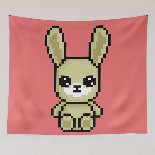 Item preview, Cute Rabbit (Chibi Pixel Animal Character) designed and sold by Pixe11y.