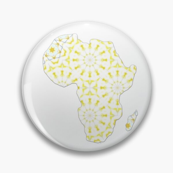 Item preview, African Continent with Ankara Print -  Colorful Patterns. designed and sold by NaniniDesigns.