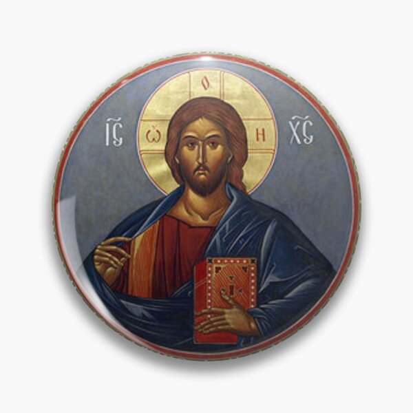Vista previa del artículo con la obra «Jesucristo, Cristo, Icono de Cristo», diseñado y vendido por AMDG Line.
