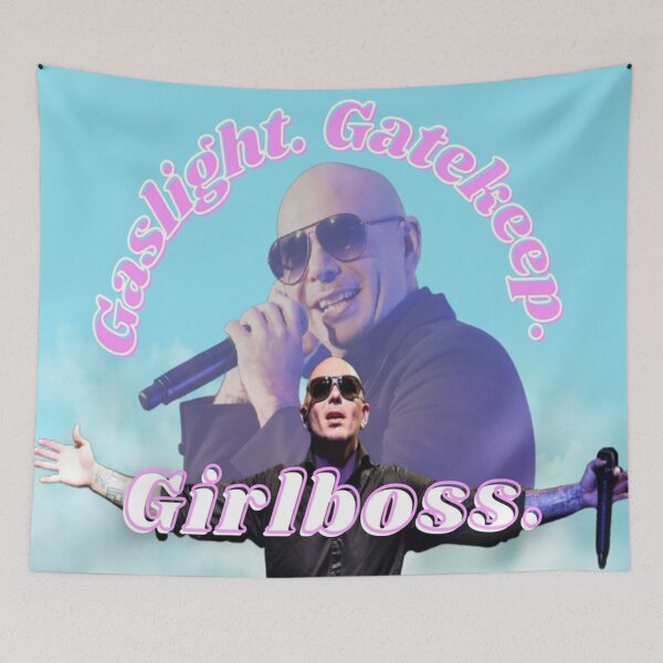 Item preview, mr worldwide says to girlboss designed and sold by Kerstinbeyer.