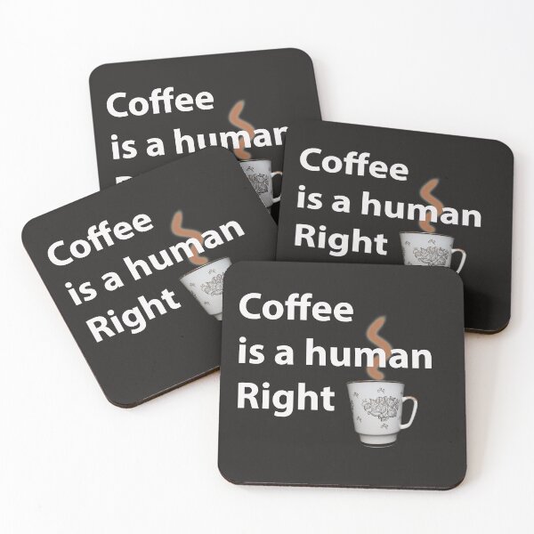 Item preview, coffee is a human right designed and sold by maratconstant.
