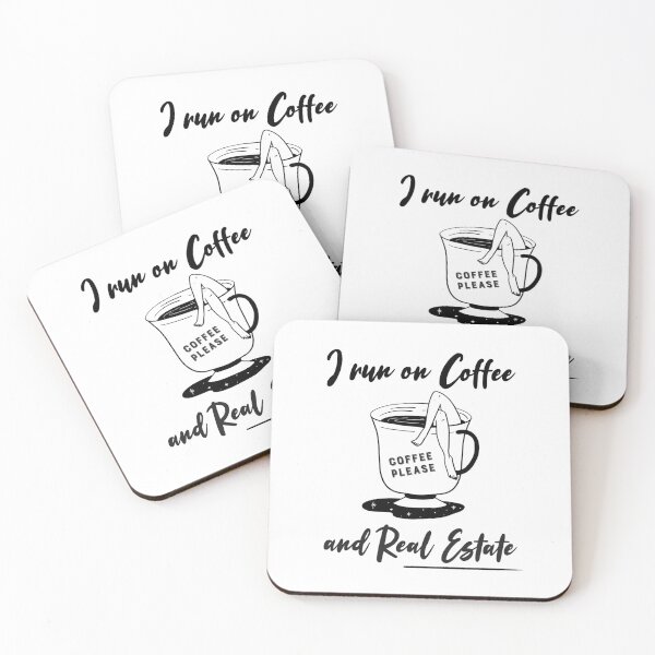 Artikelvorschau, Ich laufe auf Kaffee und Immobilien entworfen und verkauft von The Favorita.