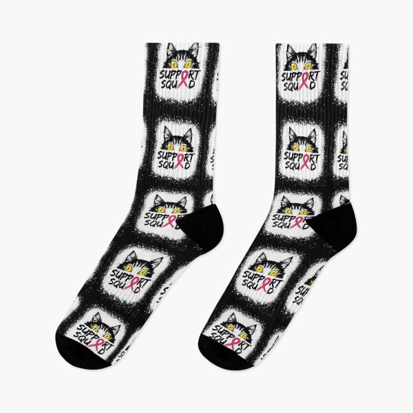 Item preview, Cat Lover Support Squad Gift Team Breast Cancer Awareness Husband Funny cat Gifts designed and sold by Gifts-Trend.