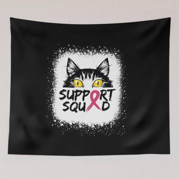 Item preview, Cat Lover Support Squad Gift Team Breast Cancer Awareness Husband Funny cat Gifts designed and sold by Gifts-Trend.