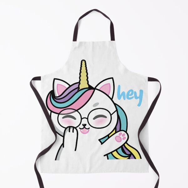 Item preview, cat says hey designed and sold by qofebean.