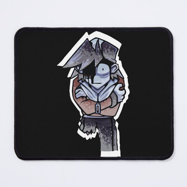 Item preview, mount silver monochrome fnf designed and sold by spamton-funny.