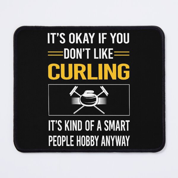 Item preview, Funny Smart People Curling designed and sold by fatherbarliman.