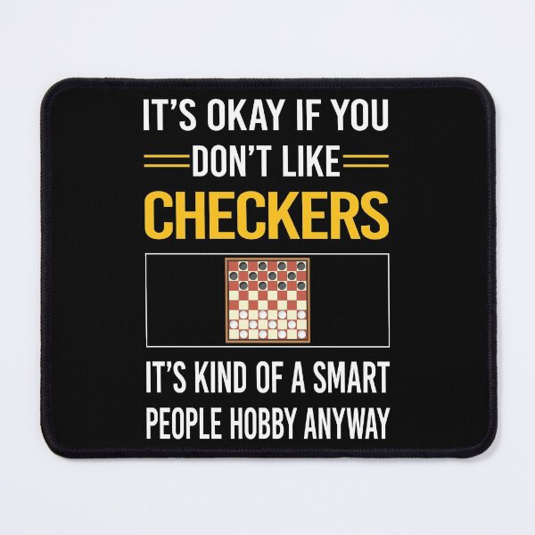 Item preview, Funny Smart People Checkers designed and sold by fatherbarliman.