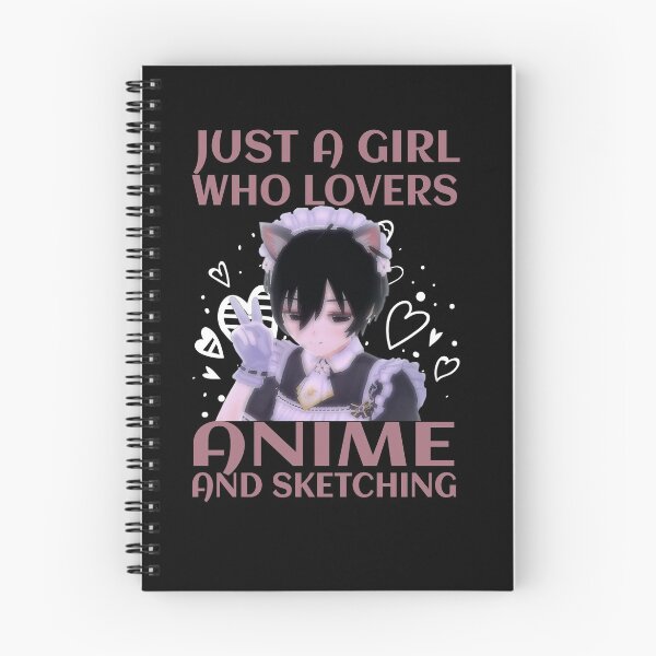 Item preview, Anime Art For Women Teen Girl Anime Merch Sketch Anime Lover stecker designed and sold by Nedskr.