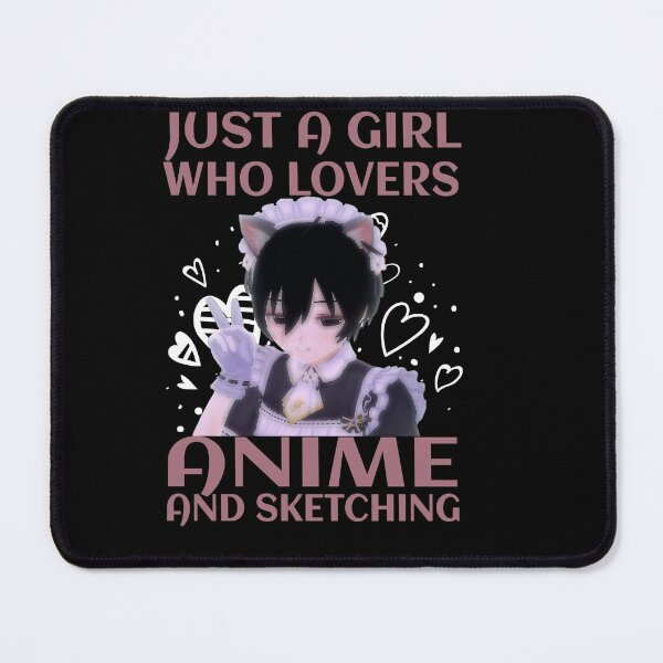 Item preview, Anime Art For Women Teen Girl Anime Merch Sketch Anime Lover stecker designed and sold by Nedskr.