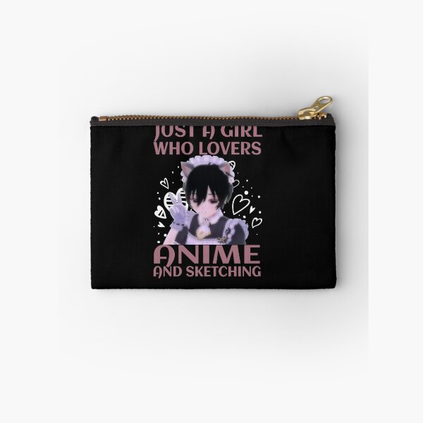 Item preview, Anime Art For Women Teen Girl Anime Merch Sketch Anime Lover stecker designed and sold by Nedskr.