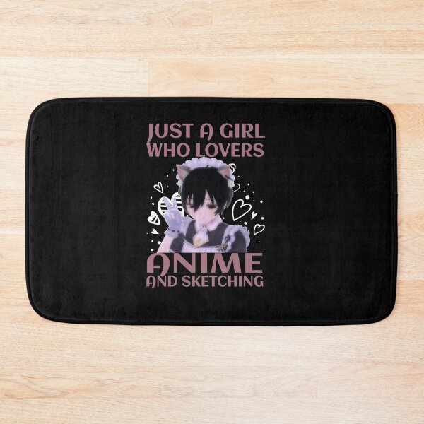 Item preview, Anime Art For Women Teen Girl Anime Merch Sketch Anime Lover stecker designed and sold by Nedskr.