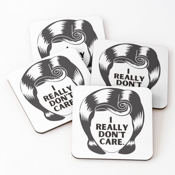 Item preview, I Really Don't Care Pin-Up Quote designed and sold by designsbyreaia.