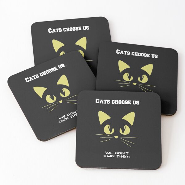 Item preview, Cats choose us, we don’t own them ,Funny  Gift  designed and sold by Vireltoo.