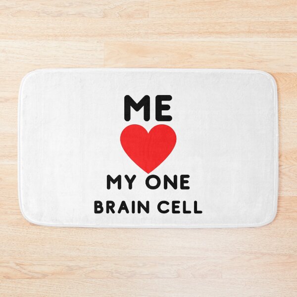 Item preview, Me Love My One Brain Cell - Funny Sticker designed and sold by andrei49387.