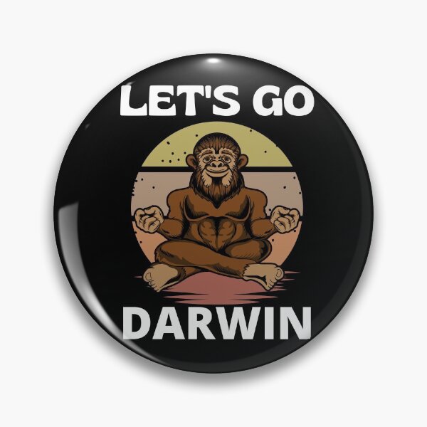 Item preview, Let's Go Darwin Funny Meditating Bigfoot designed and sold by RGRamsey.