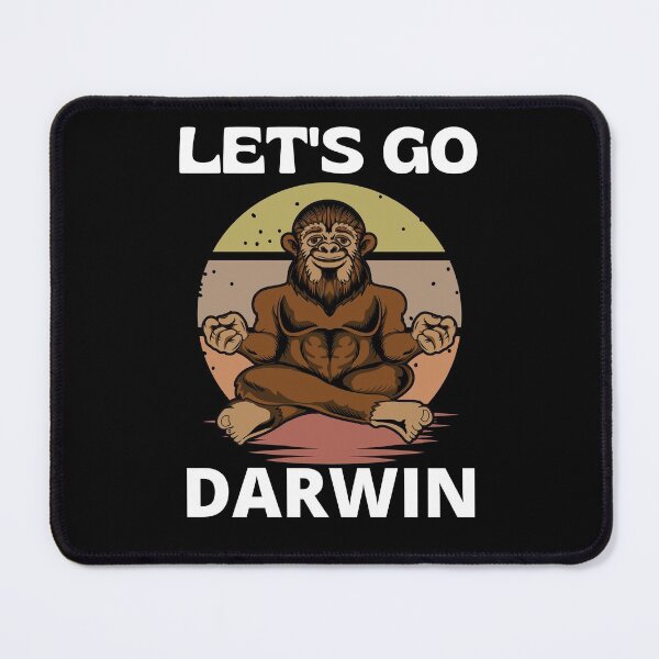 Item preview, Let's Go Darwin Funny Meditating Bigfoot designed and sold by RGRamsey.
