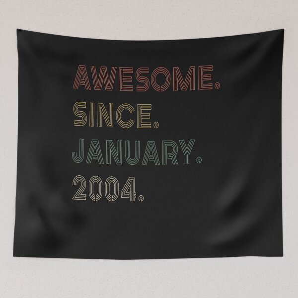 Item preview, 18 Year Old Awesome Since January 2004 Gifts 18th Birthday designed and sold by Lynette1241.