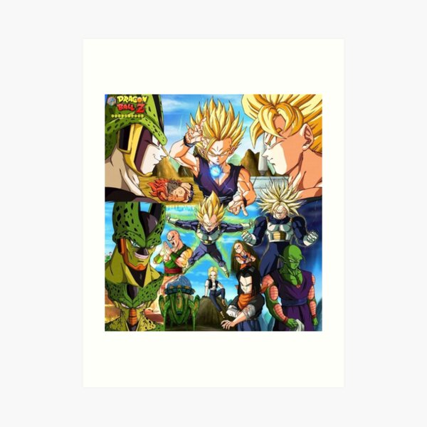 Cell saga poster  Dragon ball z, Dragon ball, Anime