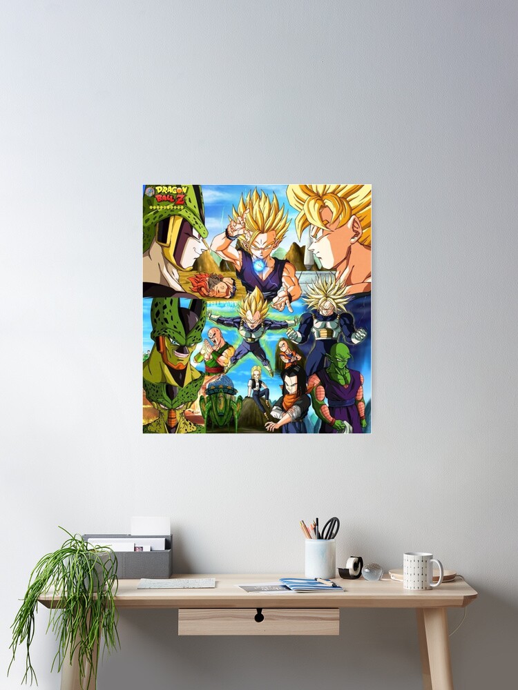 Dragon Ball Z - Cell Saga Postcard for Sale by BeeRyeCrafts