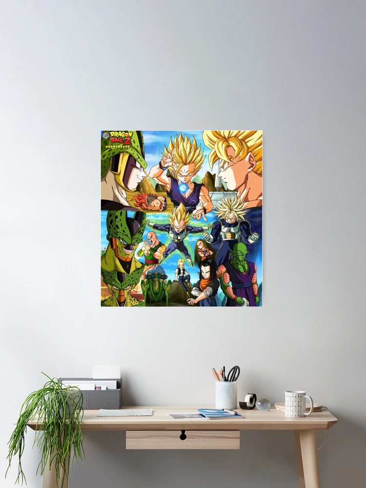 Dragonball Z Cell Saga 12x16” Poster Game room Decor Wall Dbz