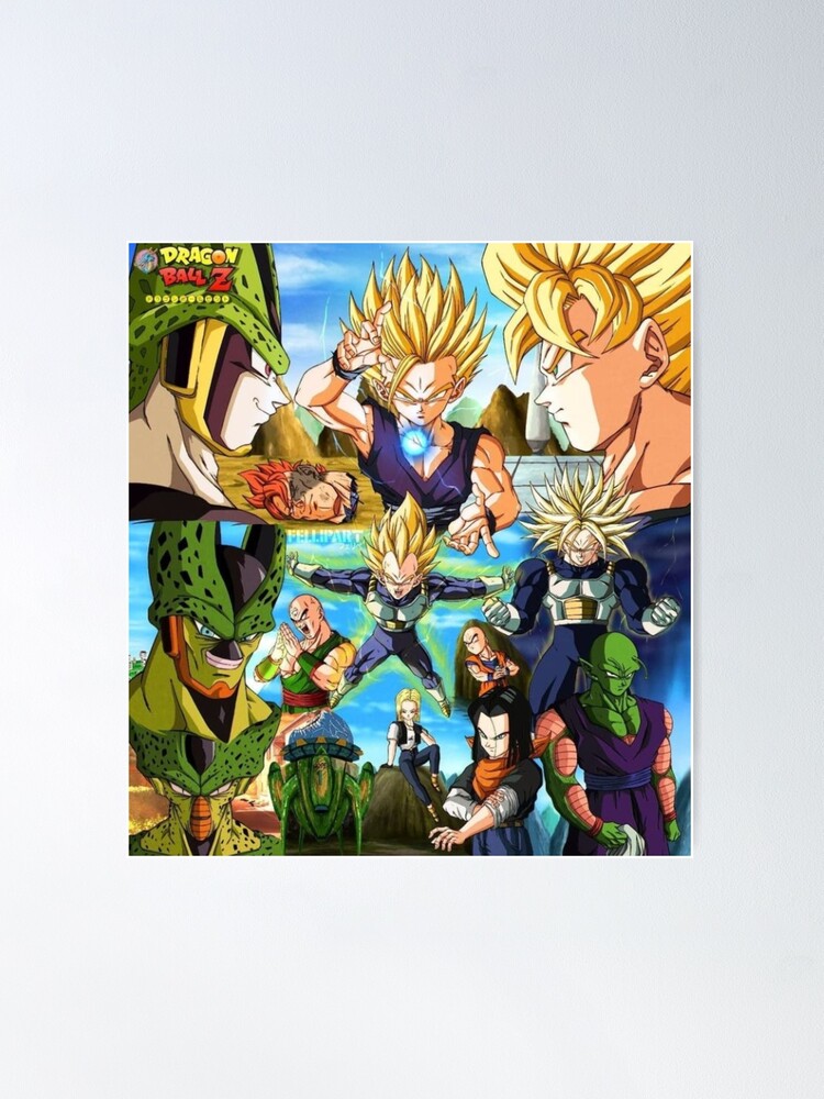 Cell Saga Kai - Dragon Ball Z Block Giant Wall Art Poster