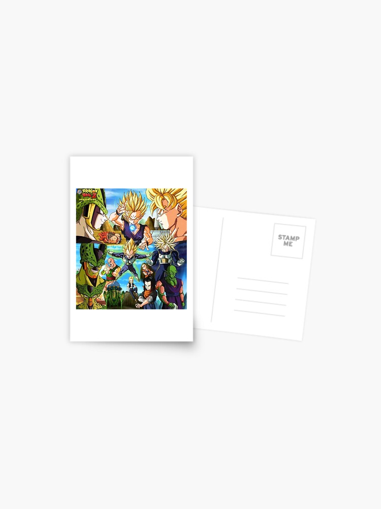 Dragon Ball Z - Cell Saga Postcard for Sale by BeeRyeCrafts