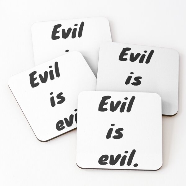 Item preview, "Evil is Evil" The Witcher Netflix Quote designed and sold by designsbyreaia.