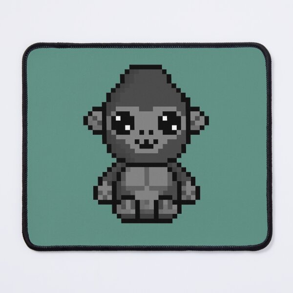 Item preview, Cute Gorilla (Chibi Pixel Animal Character) designed and sold by Pixe11y.