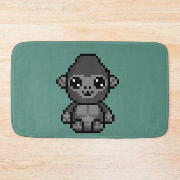 Item preview, Cute Gorilla (Chibi Pixel Animal Character) designed and sold by Pixe11y.