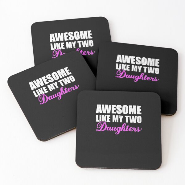 Item preview, Awesome Like My Two Daughters, Dad Father Day Mom Mother Day T-Shirt designed and sold by shop   luisant.