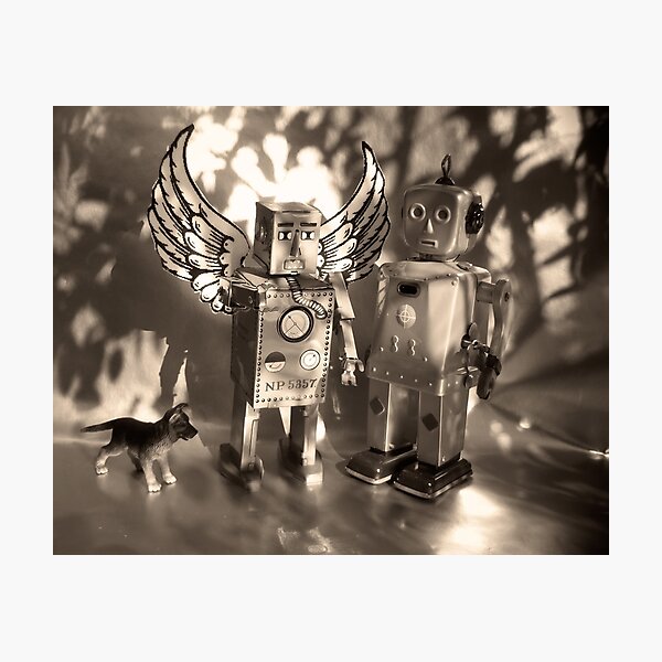 Item preview, Angel Robot, Robot & Dog designed and sold by DBMenagerie.