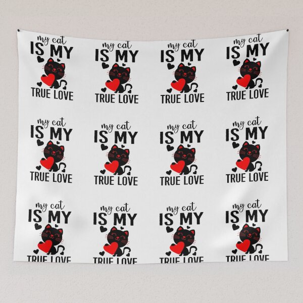 Item preview, My Cat Is My True Love - Funny Vday Cat designed and sold by Wheeler-Styl3.