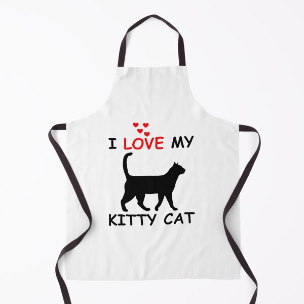 Item preview, I love my Kitty Cat Design with White Background designed and sold by DeYoungFashion.