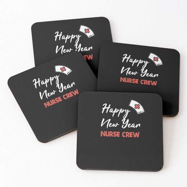 Item preview, Happy New Year With The Nurse Crew Gift designed and sold by SparrowLag.