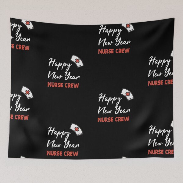Item preview, Happy New Year With The Nurse Crew Gift designed and sold by SparrowLag.