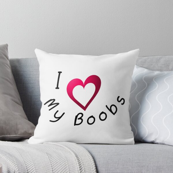 Aperçu de l'œuvre I LOVE MY BOOBS (design 2) créée et vendue par Divertions.