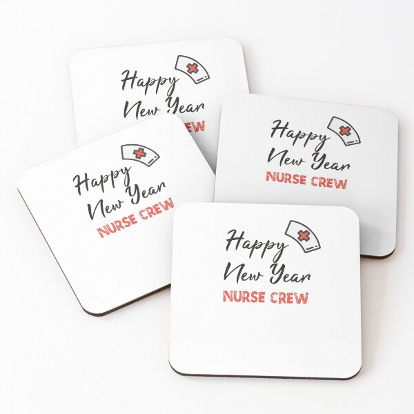 Item preview, Happy New Year With The Nurse Crew - Thank You designed and sold by SparrowLag.