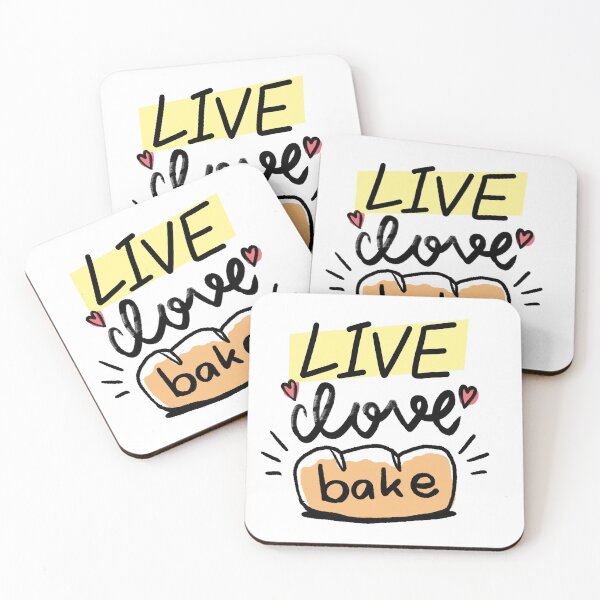 Artikelvorschau, Live Liebe backen entworfen und verkauft von BeeMeCreative.