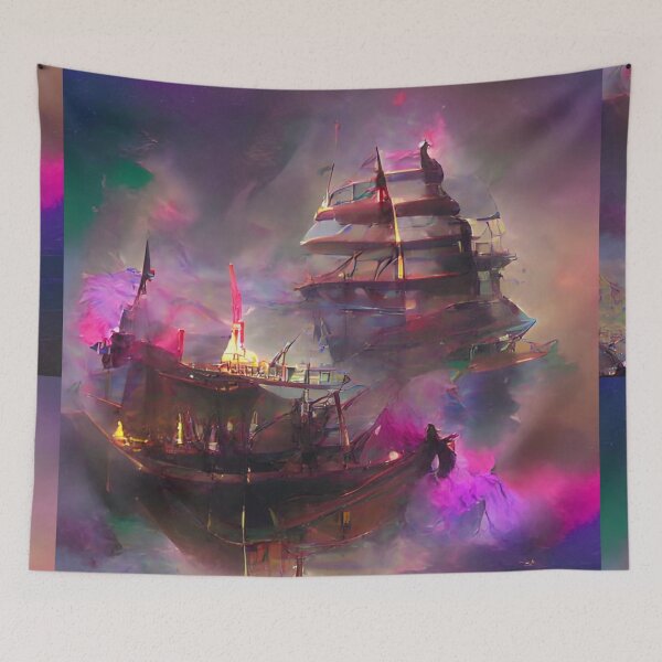 Item preview, Pirate Ship designed and sold by pinkyjainpan.
