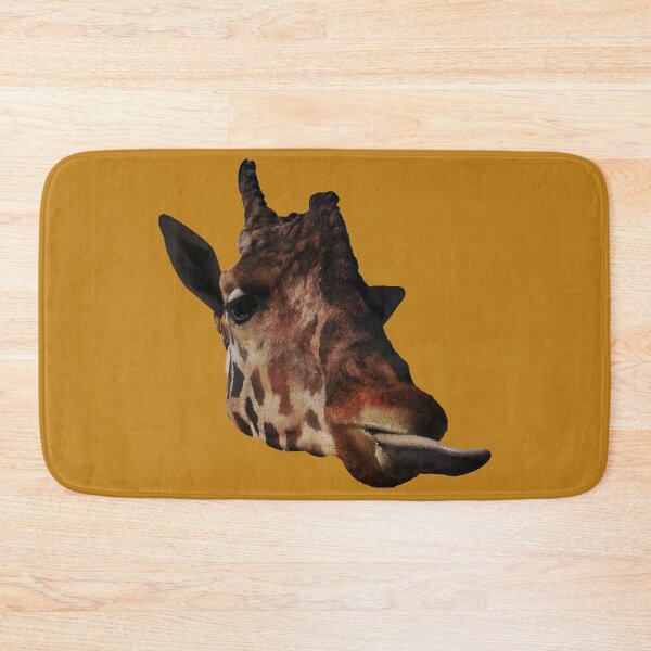 Item preview, Cute Giraffe With Tongue Sticking Out designed and sold by ELBERSAID.