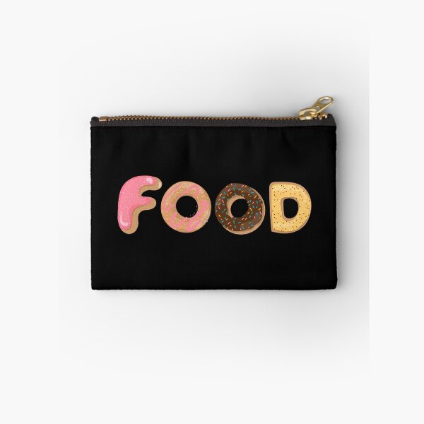 Item preview, Donut Food Typography designed and sold by BeeMeCreative.