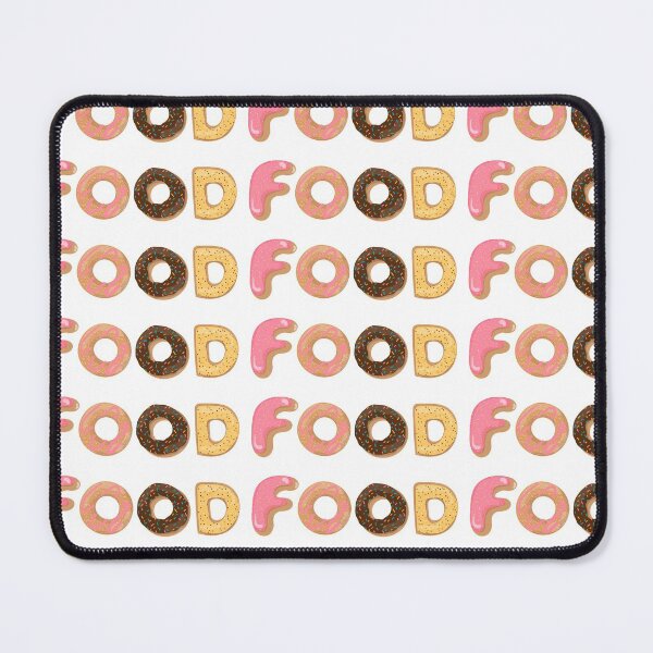 Item preview, Donut Food Typography designed and sold by BeeMeCreative.