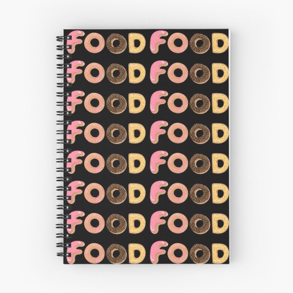Item preview, Donut Food Typography designed and sold by BeeMeCreative.
