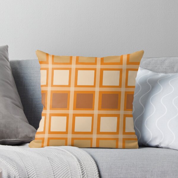 Item preview, Squares Pattern Design Throw Pillow  1 designed and sold by blueocan.