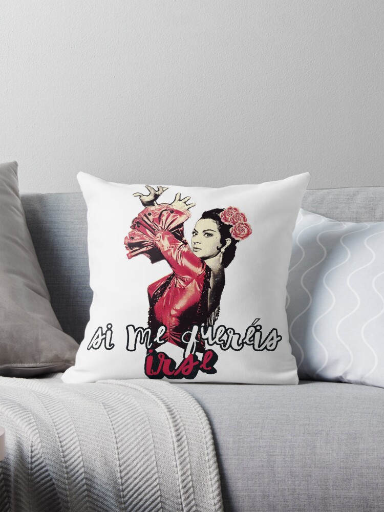 Imagen 1 de 4, Cojín con la obra Lola Flores Si me queréis irse, diseñada y vendida por danimota.