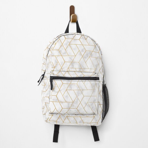 Item preview, Triangle mod gold marble white designed and sold by Milatoo.